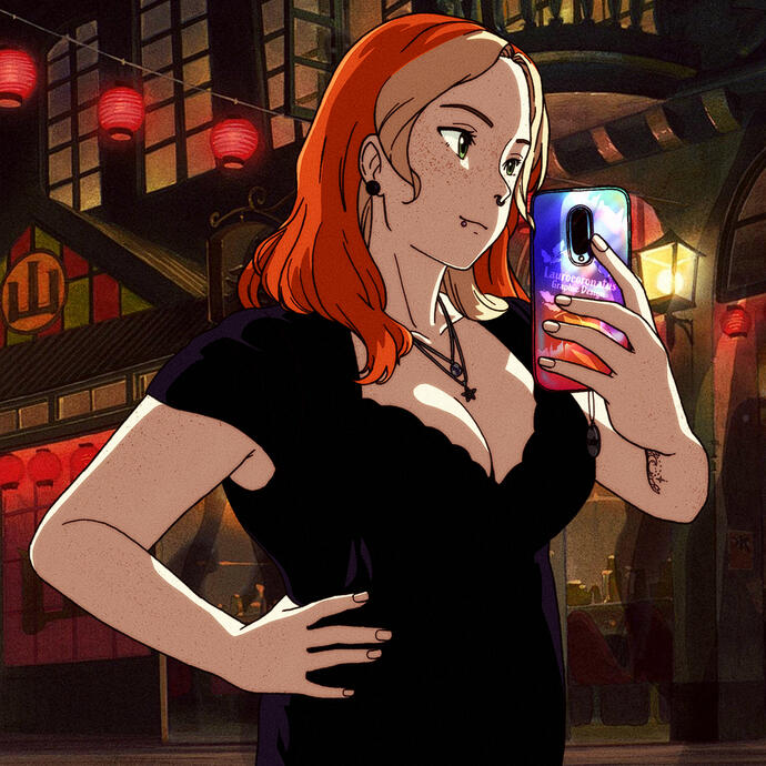 Selfie - Studio ghibli style