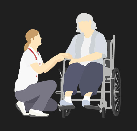 Zorg Muur Illustratie